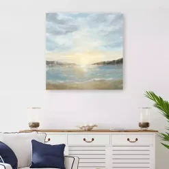Coastal Sunset Canvas Art Print, 30x30 in.