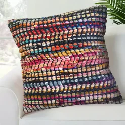 Colorful Bohemian Throw Pillow