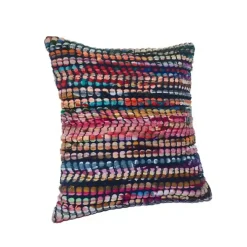 Colorful Bohemian Throw Pillow