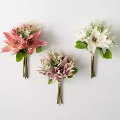 Colorful Lotus Flower Bundles, Set of 3