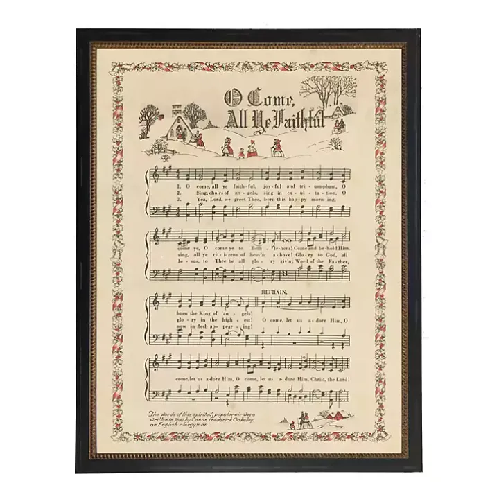 Come All Ye Faithful Framed Print