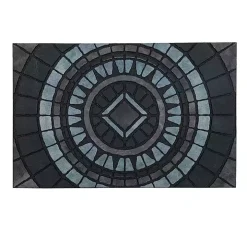 Compass Stone Gray Doormat