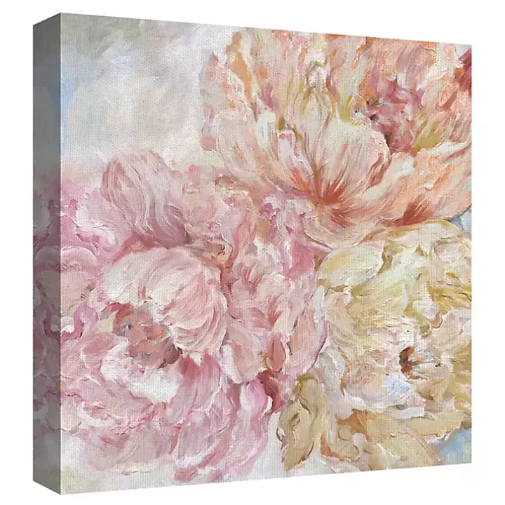 Contemporary Peonies II Canvas Art Print