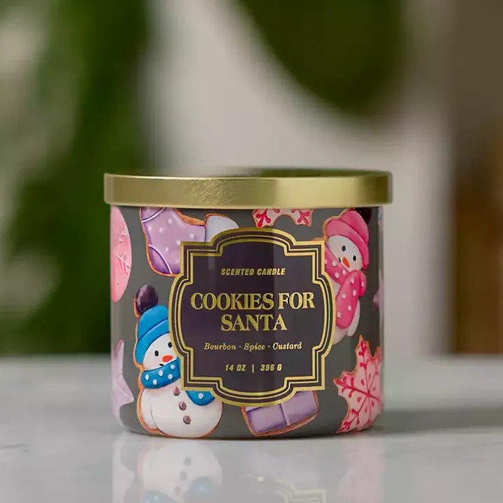 Cookies for Santa Triple Wick Jar Candle