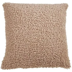 Coral Sherpa Pillow