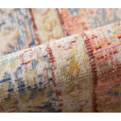 Coral Vintage Border Runner, 2x8