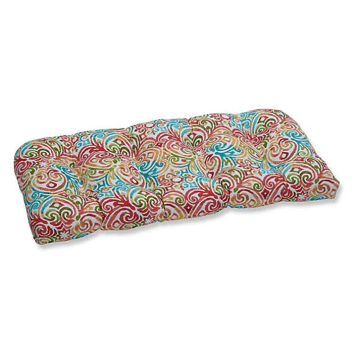 Corinthian Dapple Wicker Loveseat Cushion