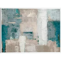 Cosmopolitan Blue Framed Canvas Art Print