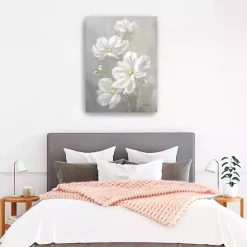 Cosmos Flowers Canvas Art Print
