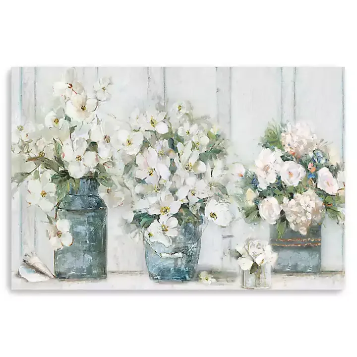 Cottage Mantle Canvas Art Print