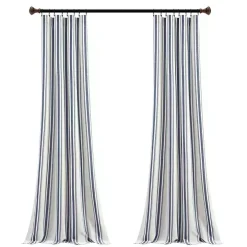 Cotton Candy Farmhouse Curtain Panel Set, 95 in.