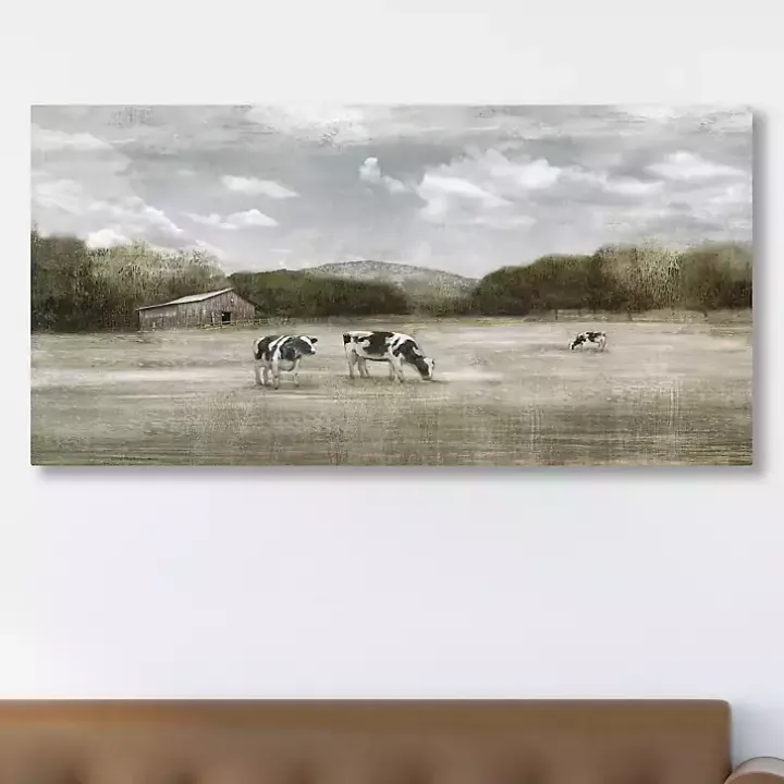 Country Satisfaction Giclee Canvas Art Print