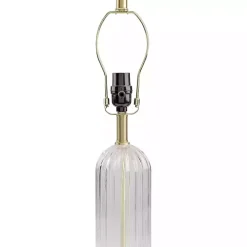 Crassula Clear Glass Table Lamp