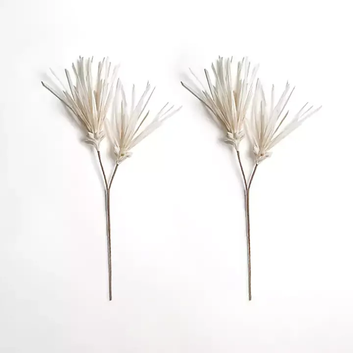 Cream Foam Floral Sprays, Set of 2