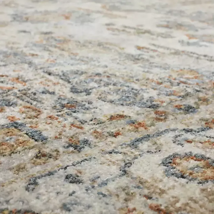 Cream Hartley Medallion Area Rug, 6x9