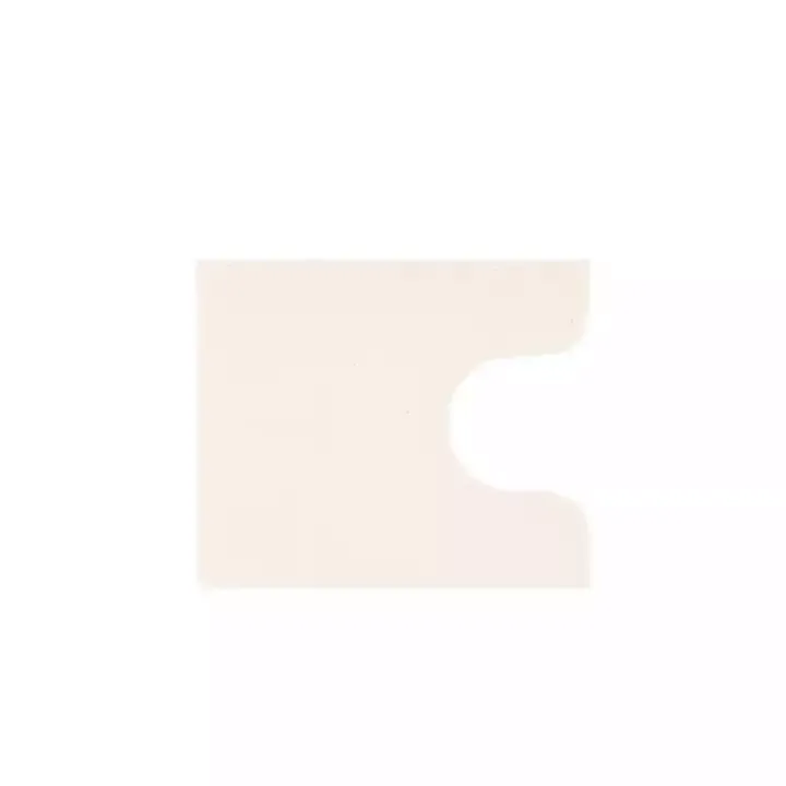 Cream Marshmallow Contour Bath Mat, 24 in.