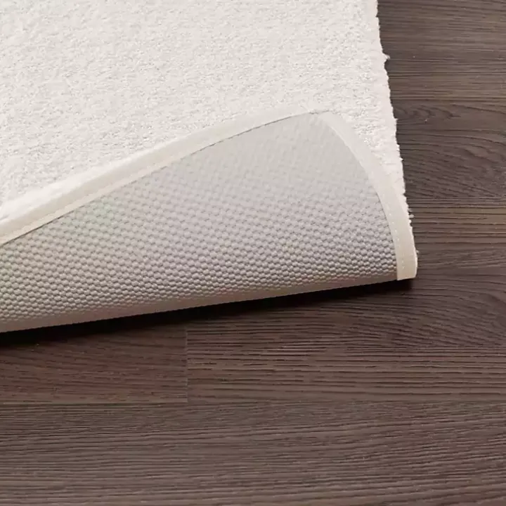 Cream Marshmallow Contour Bath Mat, 24 in.