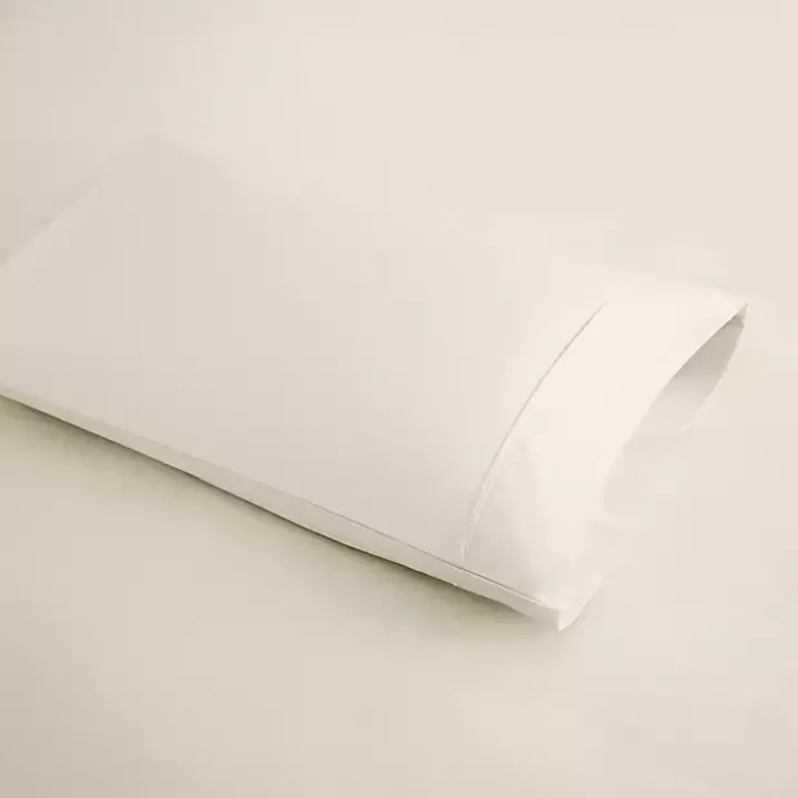 Cream Rich Cooling Cotton Queen Sheet Set