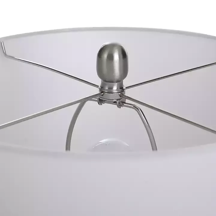 Cream Speckled Two Tone Table Lamp