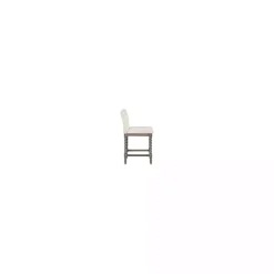 Cream Spindle Legs Counter Stool