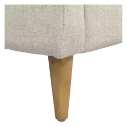 Cream Upholstered Tufted Dani Accent Chair