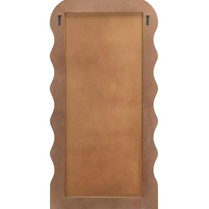 Cream Wavy Mayha Leaner Mirror