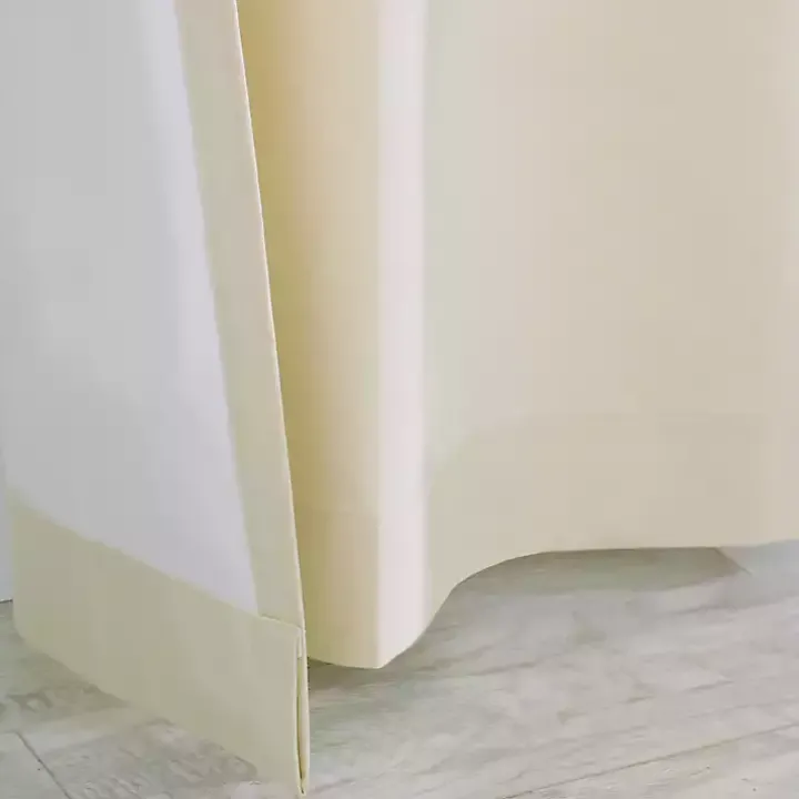 Cream Weathermate Blackout Curtain Panel, 84 in.