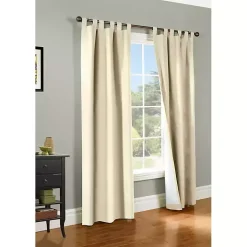 Cream Weathermate Blackout Curtain Panel, 95 in.