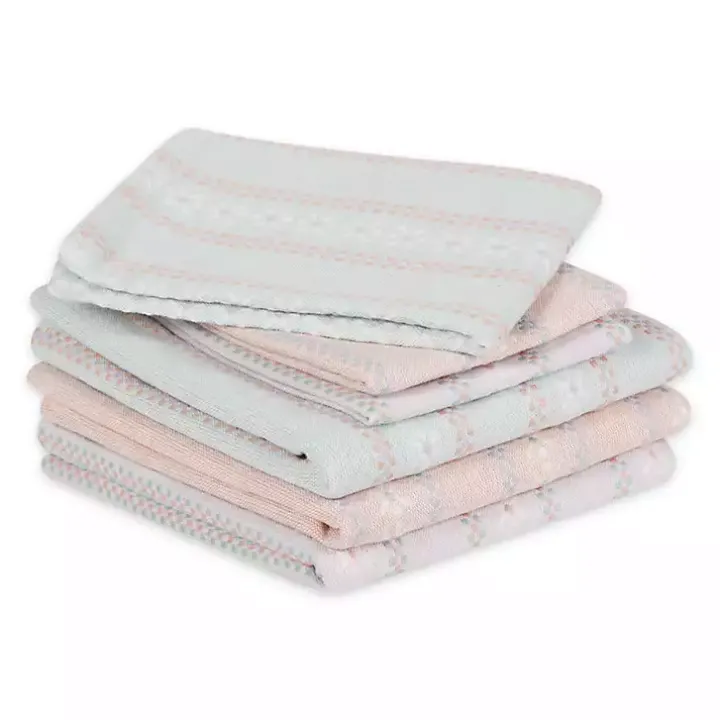Daisy Dobby 6-pc. Dish Towel and Cloth Set