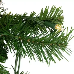 Dakota Pinecone Clear LED Lit Garland, 108 in.