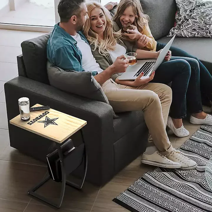Dallas Cowboys Wood C-Table