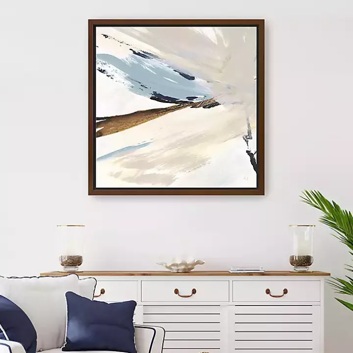 Dancing Wind I Framed Canvas Art Print