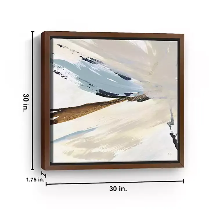 Dancing Wind I Framed Canvas Art Print