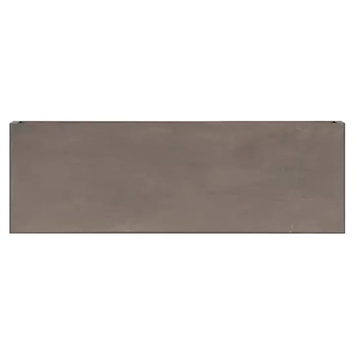 Dark Brown Wood Floating Shelves, Set of 2