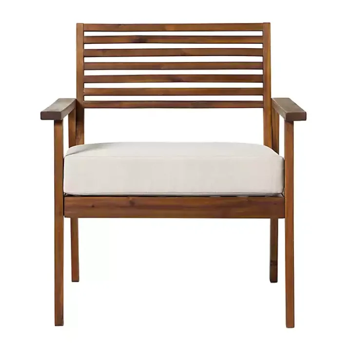 Dark Brown Zane Outdoor Club Chair