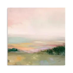 Dark Glowing Valley Canvas Art Print, 20x20 in.