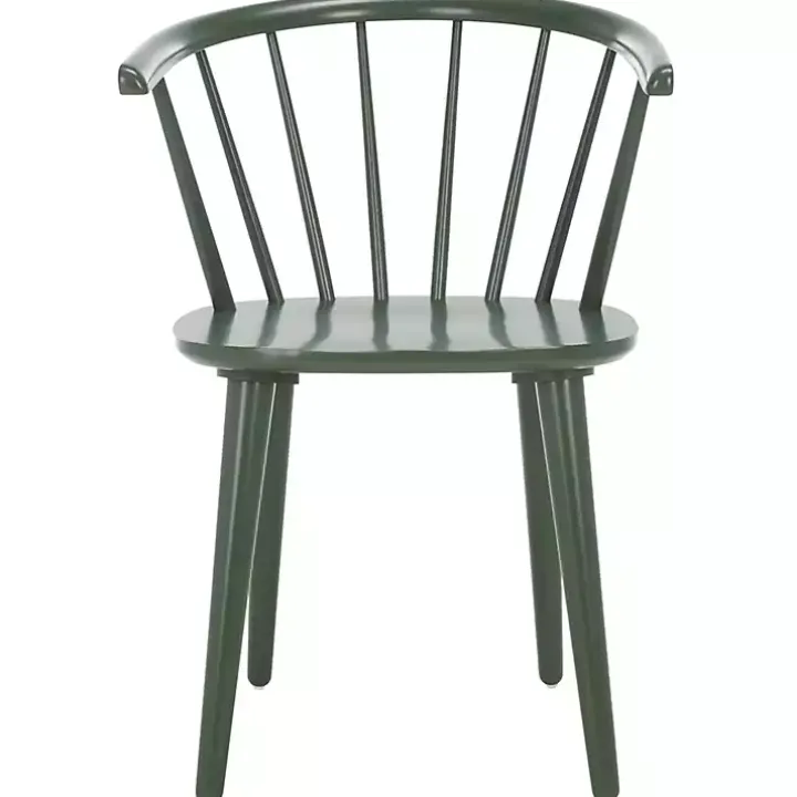 Dark Green Blanchard Dining Chairs, Set of 2