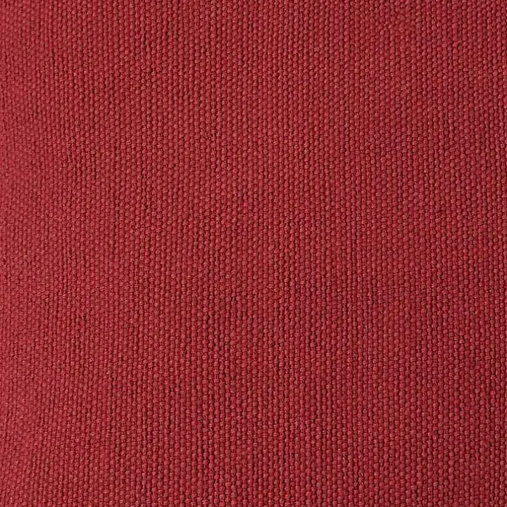 Dark Red Woven Fringe Edge Pillow