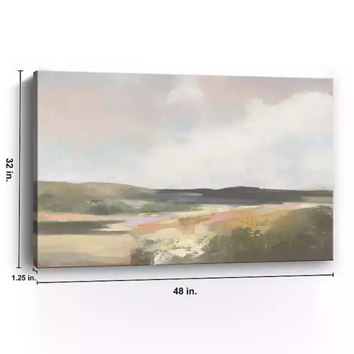 Dawn by the Water Canvas Art Print, 48x32 in.