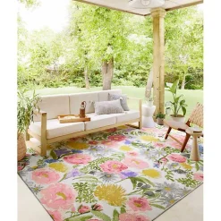 Daylight Garden Party Indoor/Outdoor Rug, 6x9