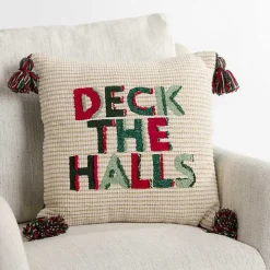 Deck the Halls Christmas Pillow