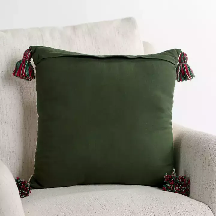 Deck the Halls Christmas Pillow