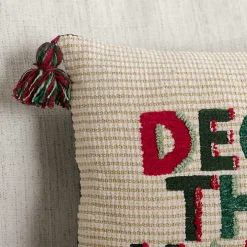 Deck the Halls Christmas Pillow