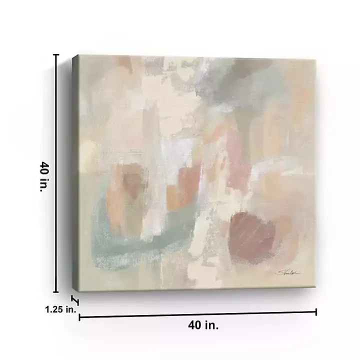 Delicate Light Canvas Art Print, 40x40 in.