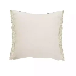 Denim Blue Braided Stripe Throw Pillow, 24 in.
