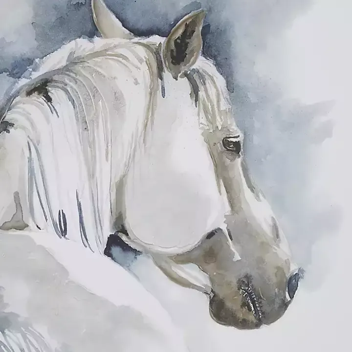 Derby Hand Embellished Horse Framed Canvas Print