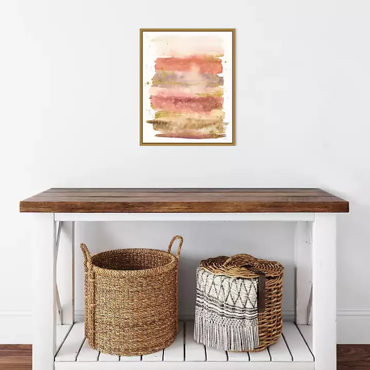 Desert Blooms II Framed Canvas Art Print