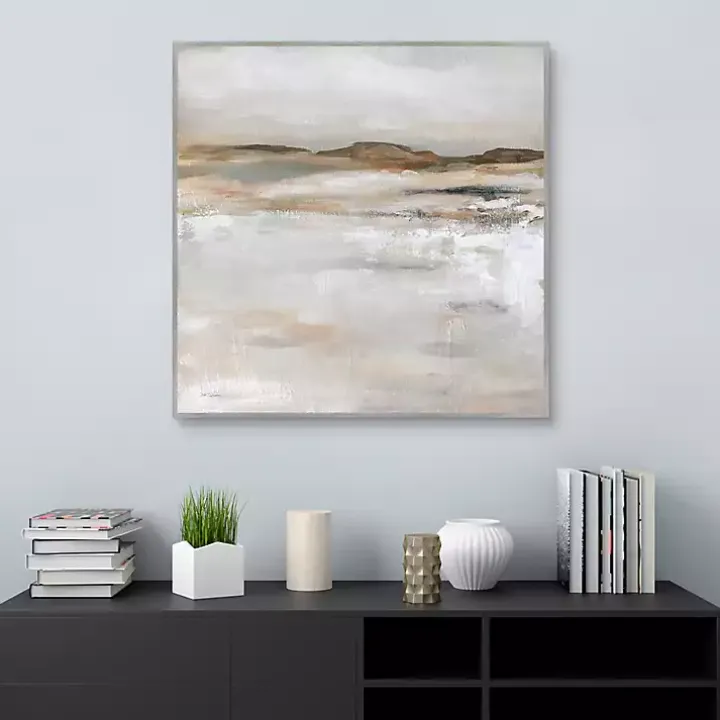 Desert Floor Framed Canvas Art Print