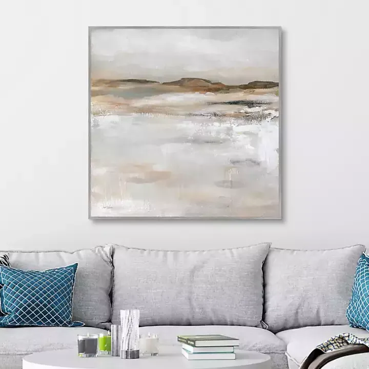 Desert Floor Framed Canvas Art Print