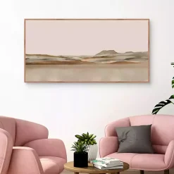 Desert Home Framed Canvas Art Print